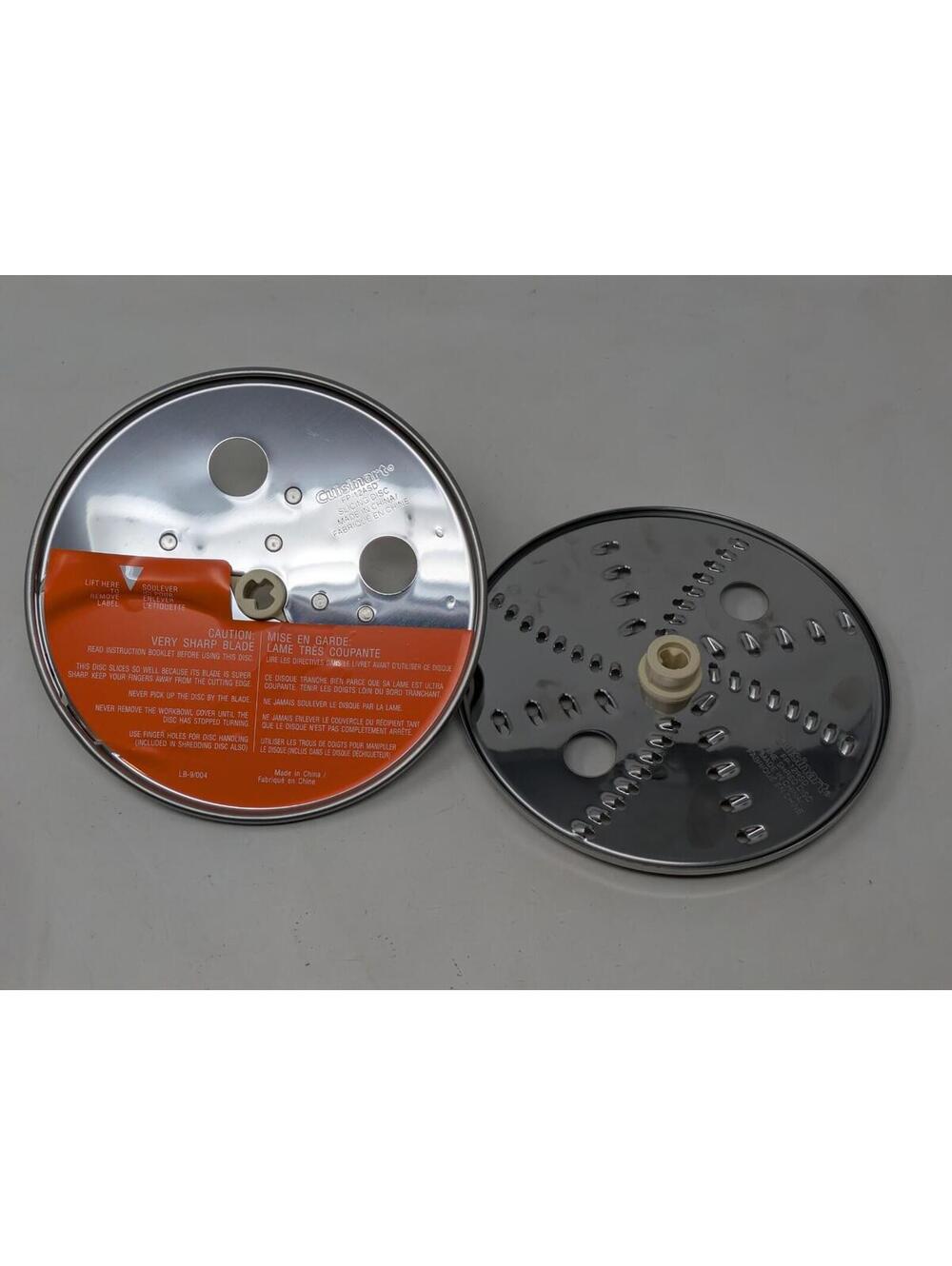 Cuisinart FP-12DC Slicing & Fine Shred Discs FP-12ASD FP-12RSD Replacement Parts